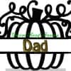 Entire Family in a split pumpkin, total 25 designs, 4x4 - Image 7
