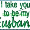 Mini Candy Bar Saying Wraps Wedding Pack 1 for 4x4 hoop; 11 designs - Image 5