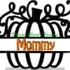 Entire Family in a split pumpkin, total 25 designs, 4x4 - Image 21