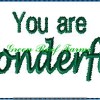 Pack 3 Mini Candy Bar Saying Wraps Inspirational Pack 3 for 4x4 hoop; 11 designs - Image 11