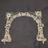 Candle Frame Redwork 5x7 frame