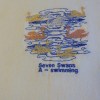 Day 7 Seven Swans A-swimming 4x4: 2 design set plus knockdown