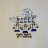 Day 8 Eight Maids A-milking 4x4: 2 design set plus knockdown