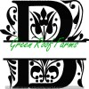 MEGA 4x4, 5x5, 8x8 Royal Font Split with knockdown: Entire Alphabet 3 sizes - 78 designs - Image 21