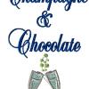 Champagne and Chocolate Mylar 5x7