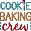 Cookie Baking Crew 4x4 size