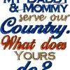 My Mommy and Daddy serve 4x4 Design