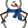 Applique Snowman 4x4 - Image 2