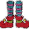 Elf Slippers with Saying 4x4 with and without knockdown 7 designs - Image 6