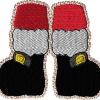 Santa Boots and Mrs Claus Heels with Sayings 4x4 with and without knockdown 7 designs - Image 5
