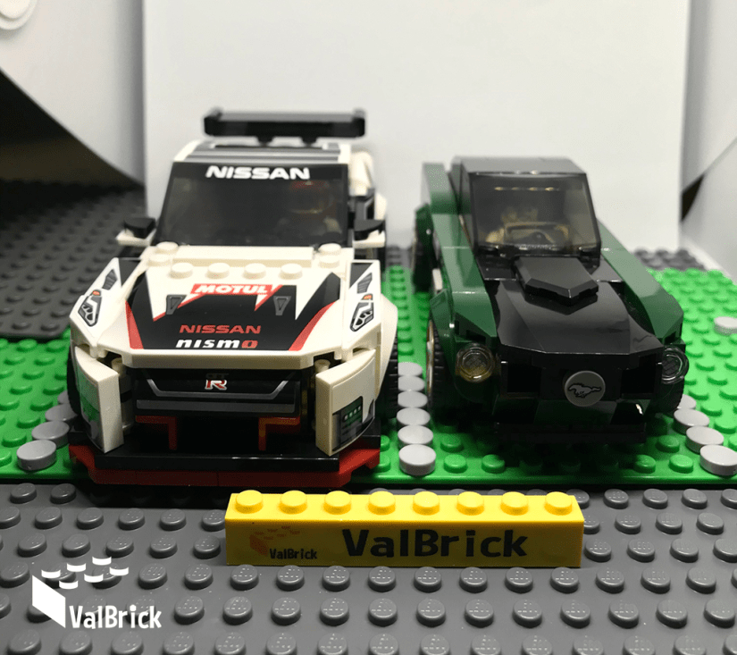 Lego® 76896 Nissan GT-R Nismo vs Custom Lego® 75884 Ford Mustang Fastback de 1968