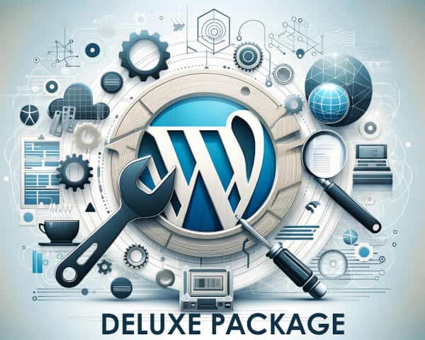 graphics with phrase deluxe package in type