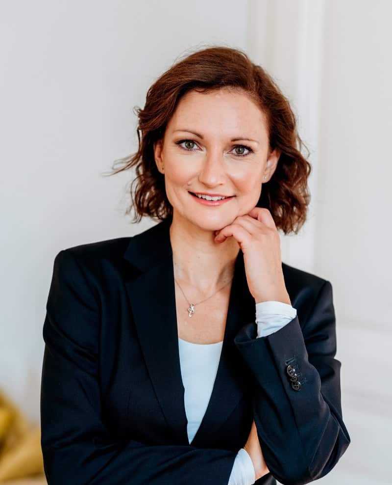 Claudia Heiling, Co-Founder and Chief Operating Officer of Golden Whale, in a portrait photo