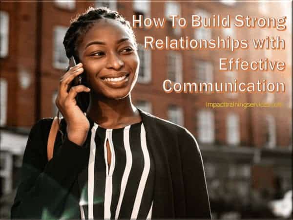 image of smiling woman demonstrating effective communication skills