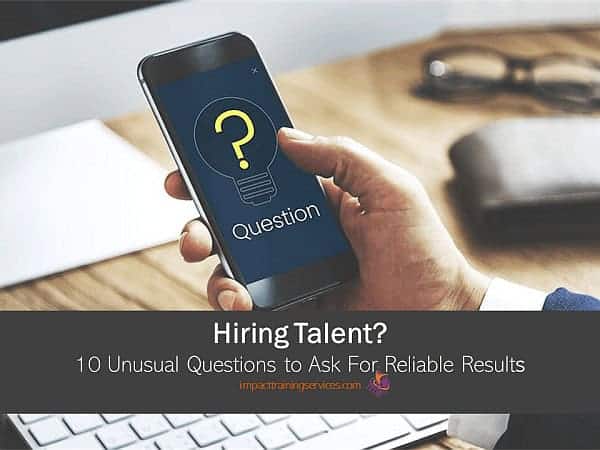 image of question mark followed by the the question about hiring talent