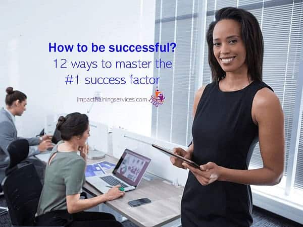 image showing woman who knows how to be successful