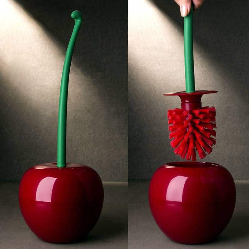 http://ineedaclean.com Cherry Shaped Toilet Brush Holder Bathroom Shop New Arrivals Style: Hand  I Need A Clean http://ineedaclean.com/the-clean-store/cherry-shaped-toilet-brush-holder/