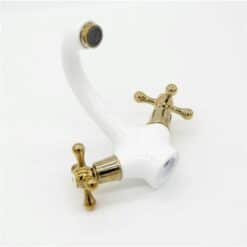 http://ineedaclean.com White Gold Faucet Dual Handle Vintage Tap for Bathroom Bathroom Shop Bathroom Faucets  I Need A Clean http://ineedaclean.com/the-clean-store/white-gold-faucet-dual-handle-vintage-tap-for-bathroom/