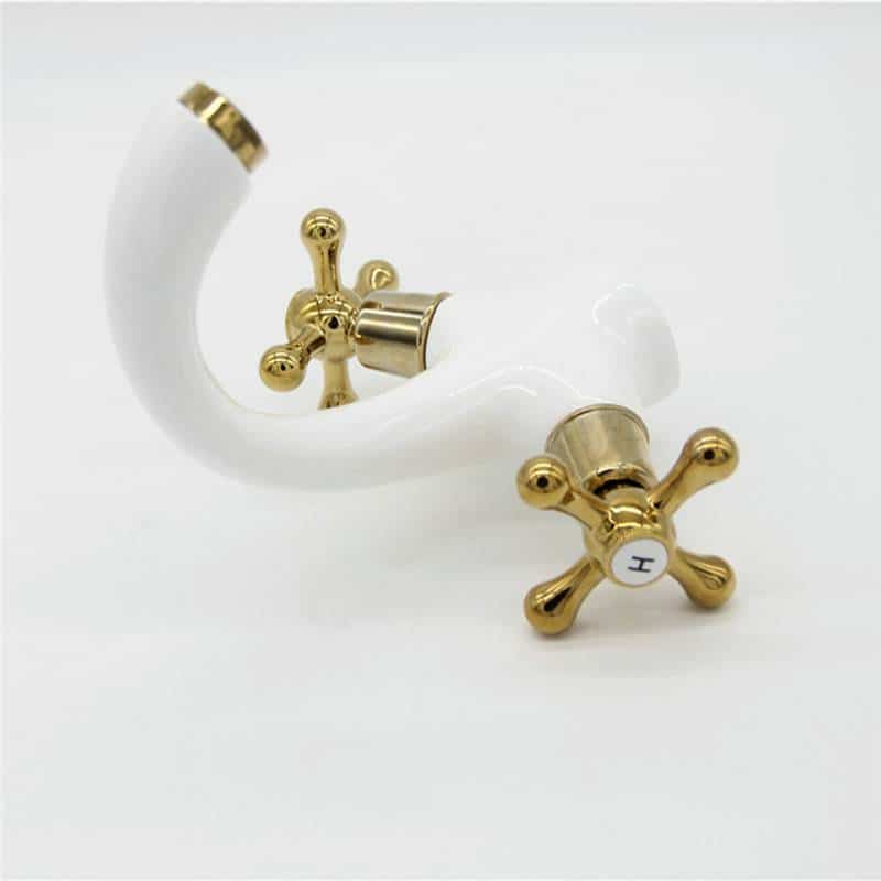 http://ineedaclean.com White Gold Faucet Dual Handle Vintage Tap for Bathroom Bathroom Shop Bathroom Faucets  I Need A Clean http://ineedaclean.com/the-clean-store/white-gold-faucet-dual-handle-vintage-tap-for-bathroom/