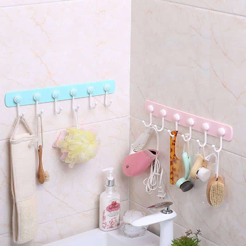 http://ineedaclean.com Multifunction Kitchen Storage Hook Holder 6 Hooks Wall Door Holder Hanger Rack For Spoon Scoop Bathroom Kitchen Organizer Kitchen Accessories New Arrivals cb5feb1b7314637725a2e7: Blue|Gray|green|Pink  I Need A Clean http://ineedaclean.com/the-clean-store/multifunction-kitchen-storage-hook-holder-6-hooks-wall-door-holder-hanger-rack-for-spoon-scoop-bathroom-kitchen-organizer/