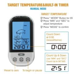 http://ineedaclean.com Meat Thermometers Bluetooth LCD Digital Probe Remote Wireless BBQ Grill Kitchen Thermometer Home Cooking Tools with Timer Alarm Kitchen Accessories New Arrivals Kitchen Shop cb5feb1b7314637725a2e7: Black|Silver|Orange  I Need A Clean http://ineedaclean.com/?post_type=product&p=1004428