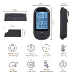 http://ineedaclean.com Meat Thermometers Bluetooth LCD Digital Probe Remote Wireless BBQ Grill Kitchen Thermometer Home Cooking Tools with Timer Alarm Kitchen Accessories New Arrivals Kitchen Shop cb5feb1b7314637725a2e7: Black|Silver|Orange  I Need A Clean http://ineedaclean.com/?post_type=product&p=1004428