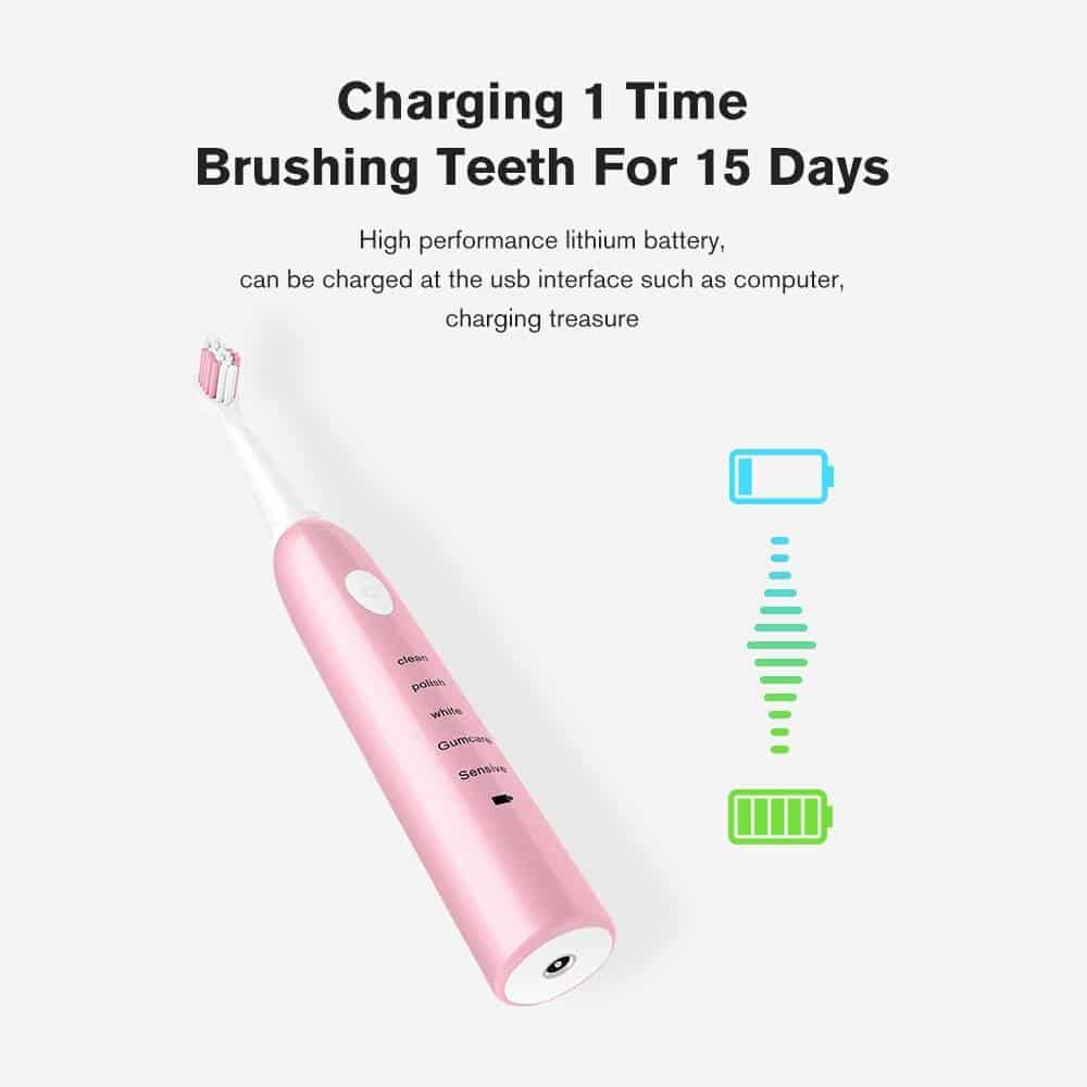 http://ineedaclean.com USB Rechargeable Electric Toothbrush Bathroom Accessories New Arrivals Bathroom Shop cb5feb1b7314637725a2e7: Black|Black-brushhead-4|Black-brushhead-8|Blue|Blue-brushhead-4|Blue-brushhead-8|Pink-brushhead-4|Pink-brushhead-8|White-brushhead-4|White-brushhead-8|Pink|white  I Need A Clean http://ineedaclean.com/the-clean-store/usb-rechargeable-electric-toothbrush/