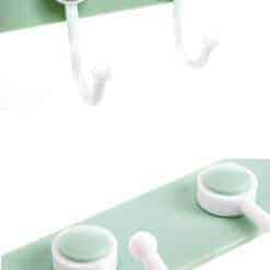 http://ineedaclean.com Sticky Kitchen or Bathroom Wall Hanging Rack with Hooks New Arrivals cb5feb1b7314637725a2e7: Blue|Gray|green|Pink  I Need A Clean http://ineedaclean.com/the-clean-store/sticky-kitchen-or-bathroom-wall-hanging-rack-with-hooks/