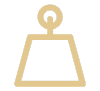 gold weight icon