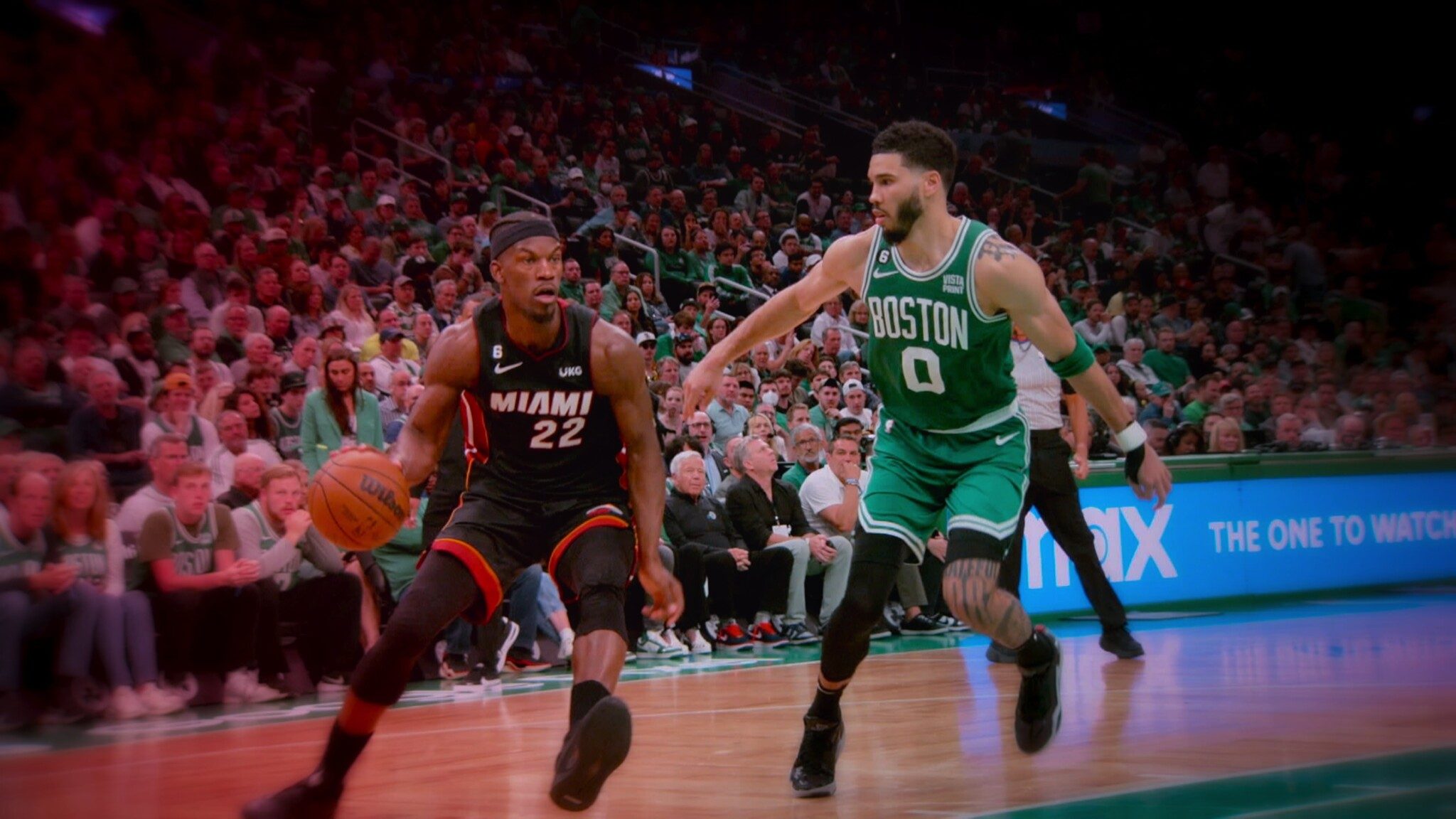 Jimmy Butler and Jayson Tatum.
