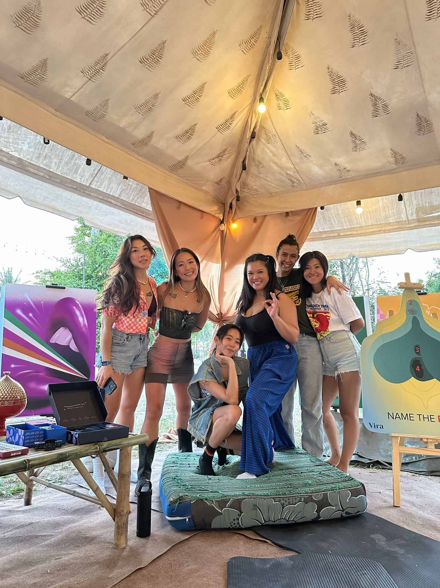 The Oh Collective ran a sexual awakening workshop at Wonderfruit Festival.