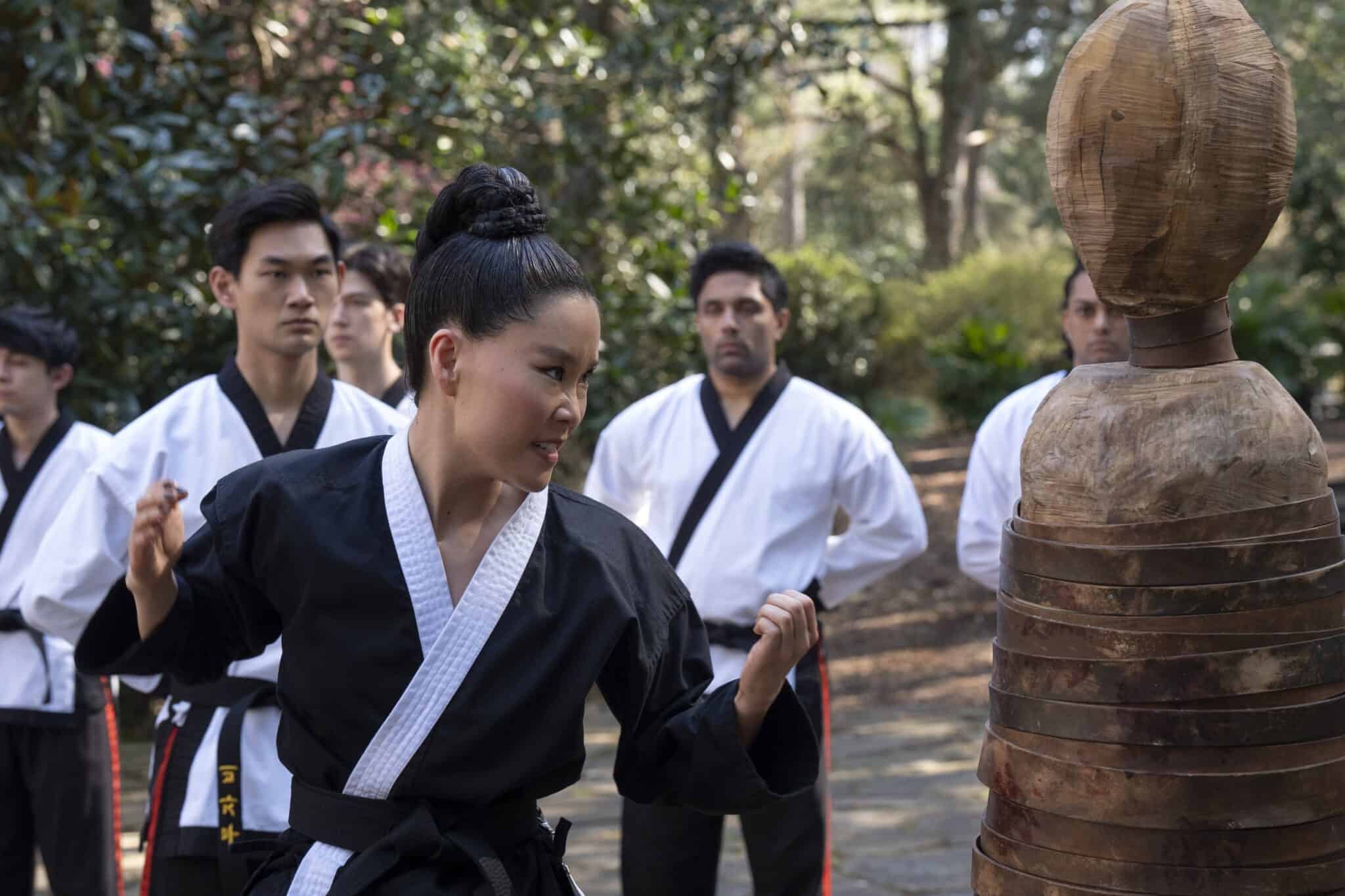 Alicia Hannah-Kim as Kim Da-Eun in "Cobra Kai."