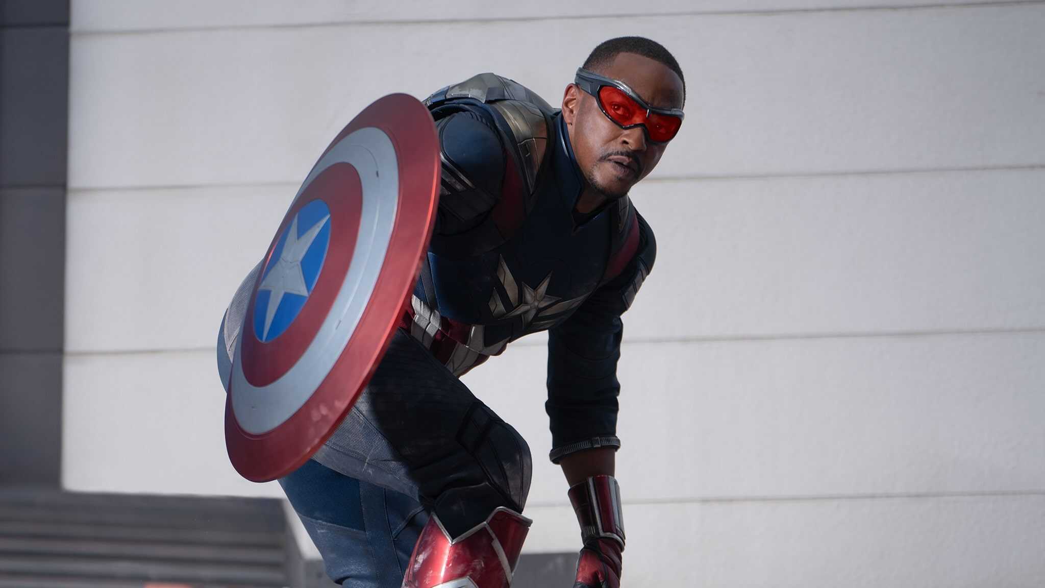 Anthony Mackie as Sam Wilson/Captain America in "Captain America: Brave New World."