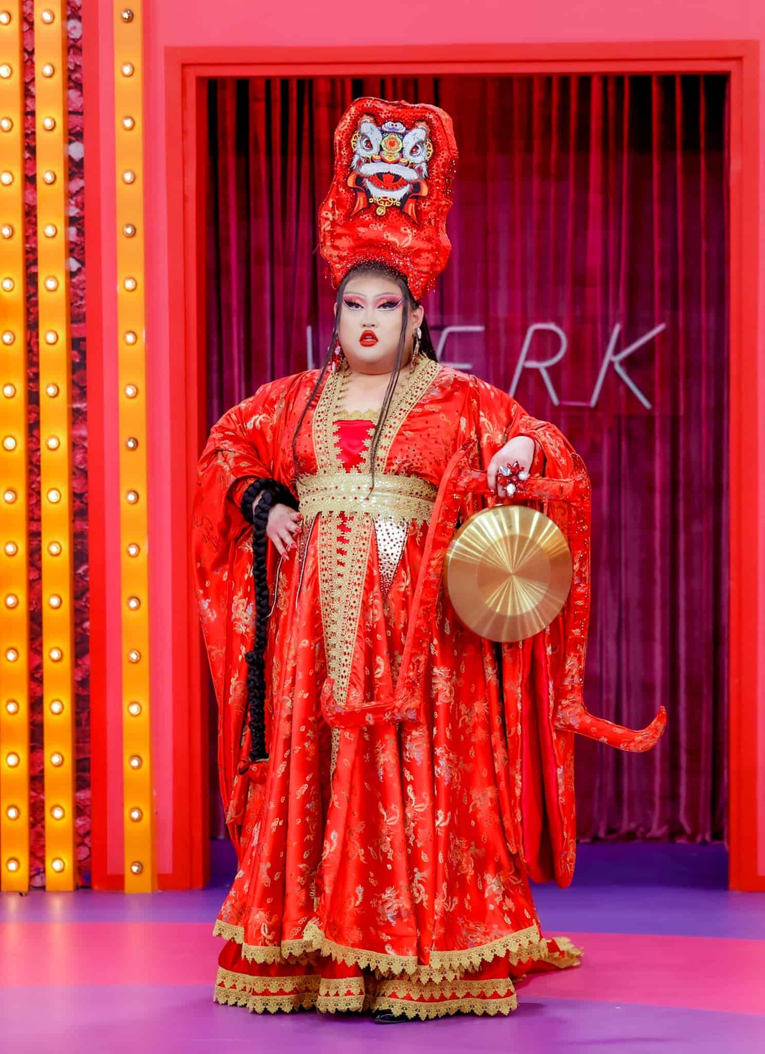 Joella entering the Werkroom on season 17 of "RuPaul's Drag Race."