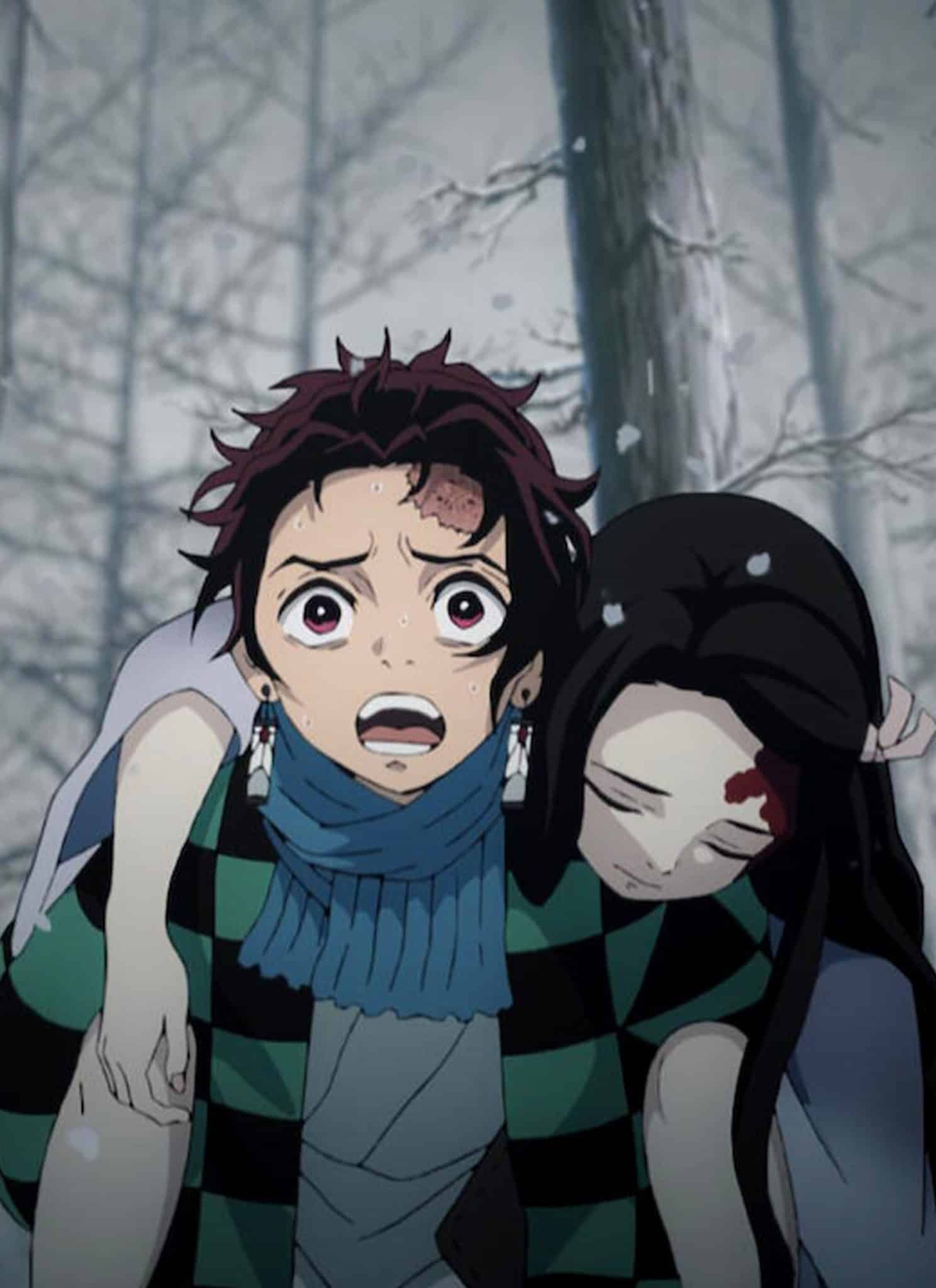 Still frame from "Demon Slayer (Kimetsu no Yaiba)."
