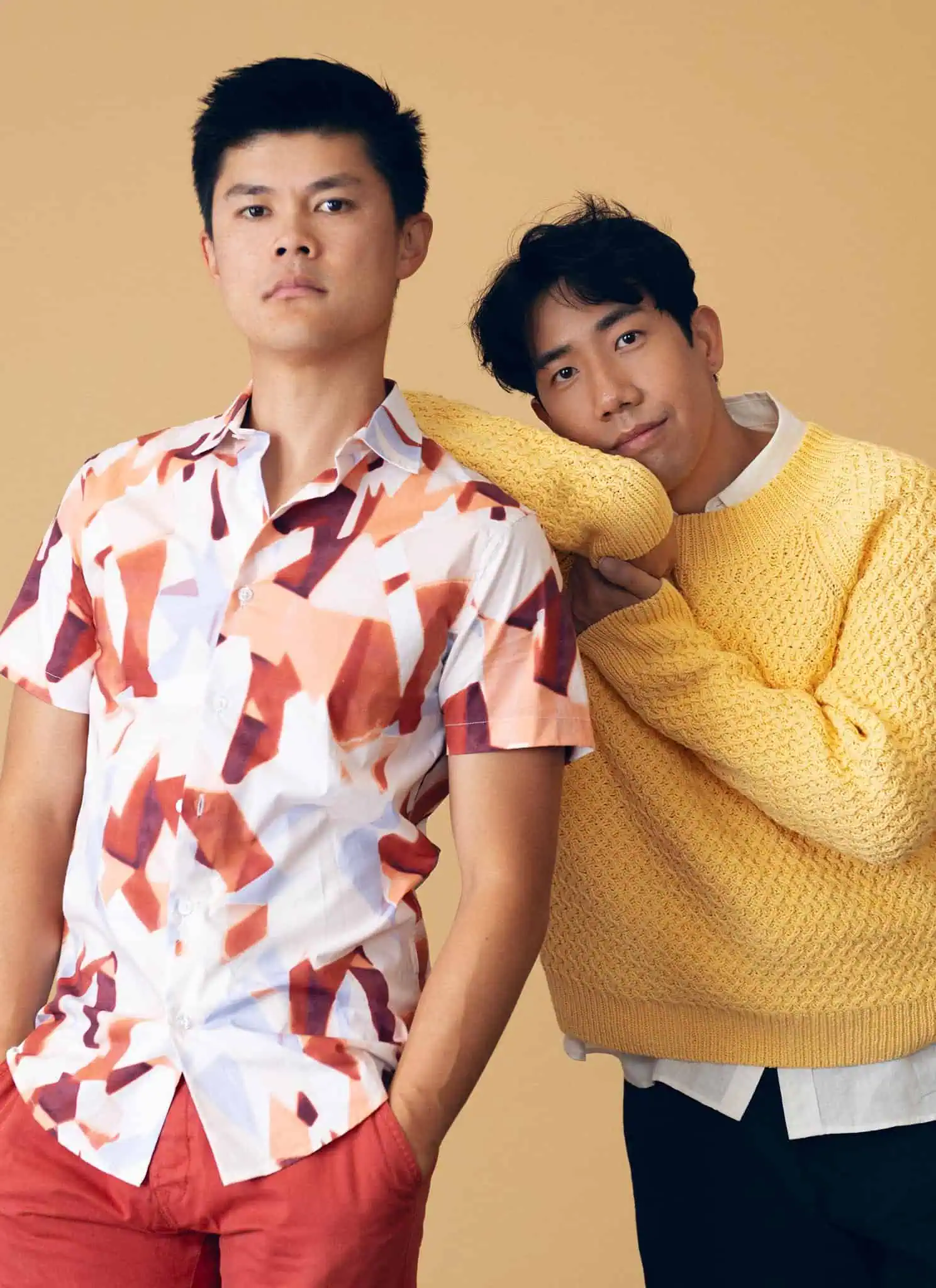 From left, Harrison Xu and Ivan Leung.