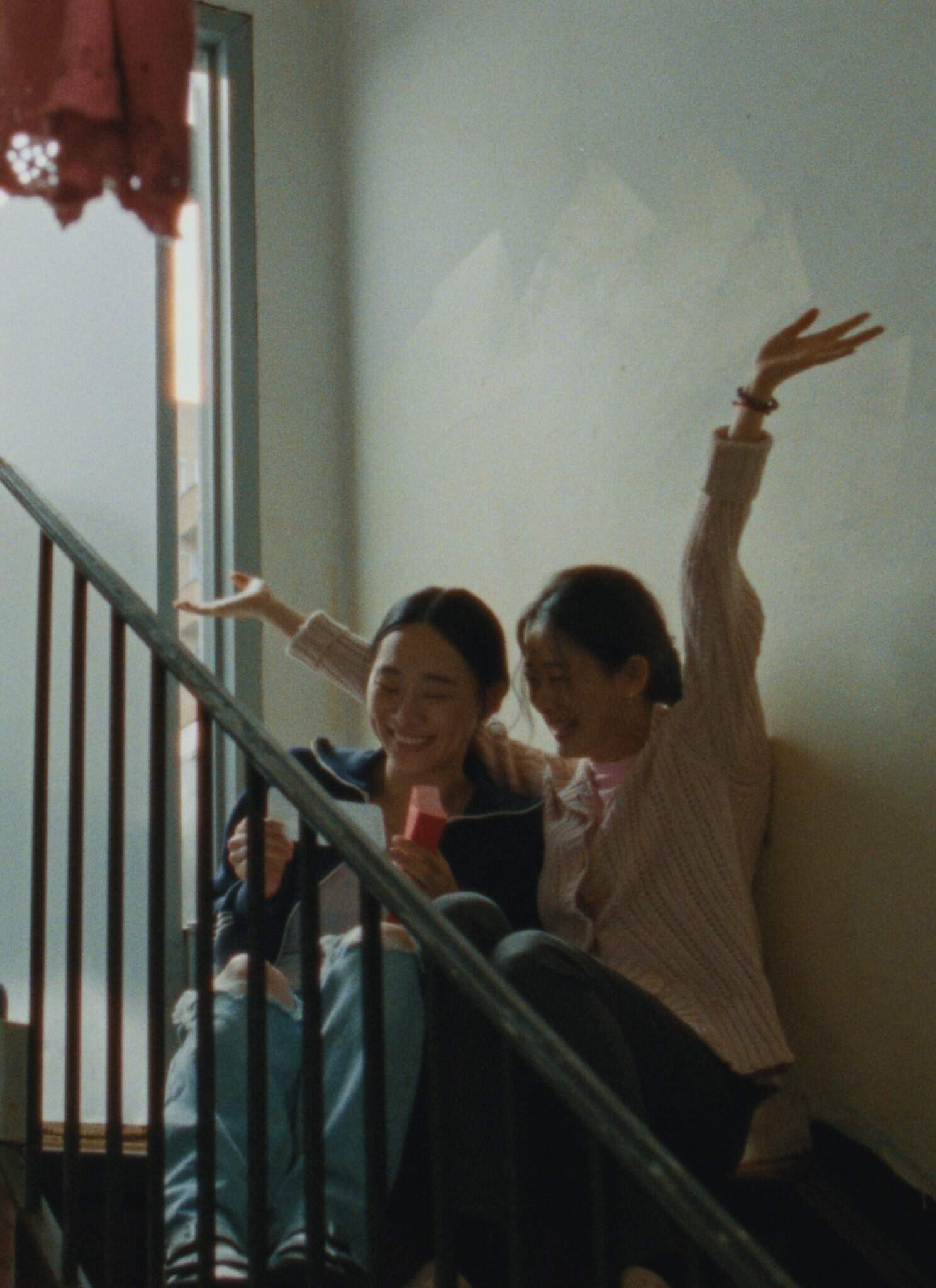 Still from "Blue Sun Palace"; Ke-Xi Wu as Amy and Haipeng Xu as Didi.
