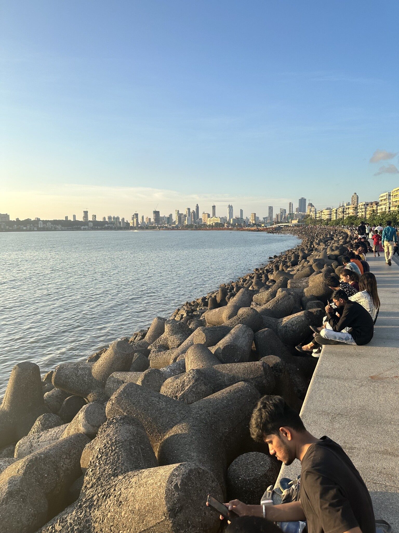 Mumbai's shore.