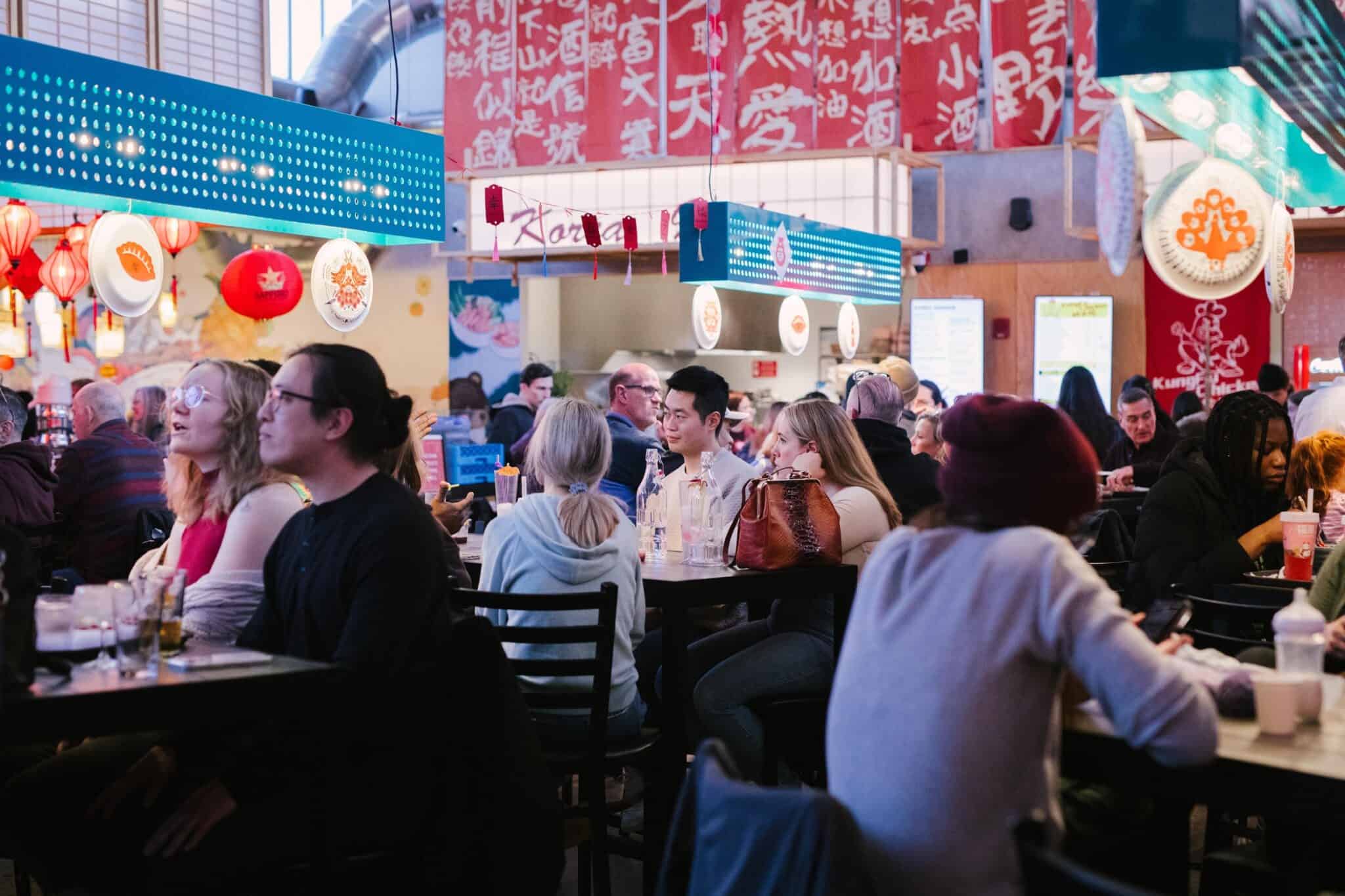 Novo Asian Food Hall in Pittsburgh, PA.