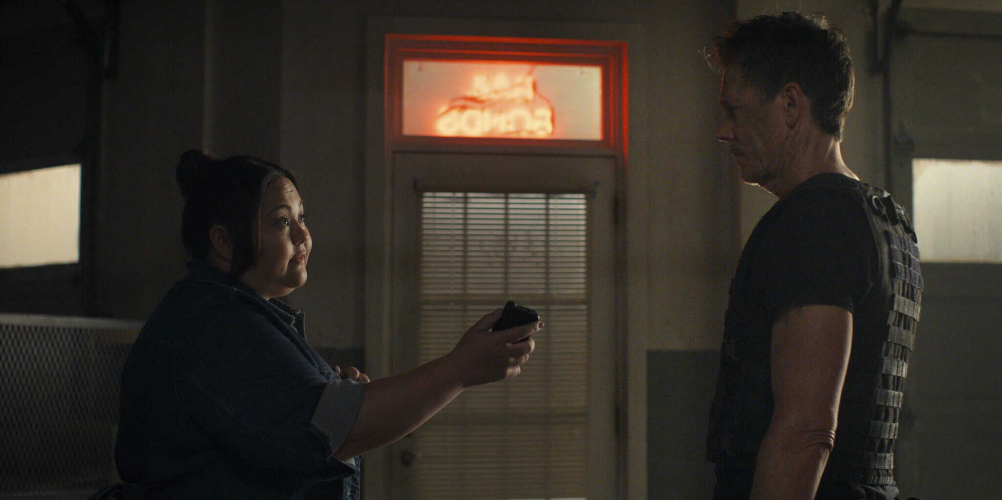 Jolene Purdy (left) in "The Bondsman."