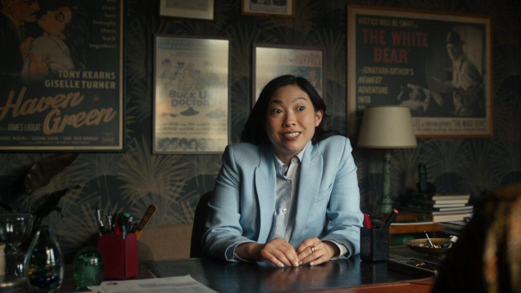 Awkwafina as Kimmy in "Black Mirror" season 7, episode 3.