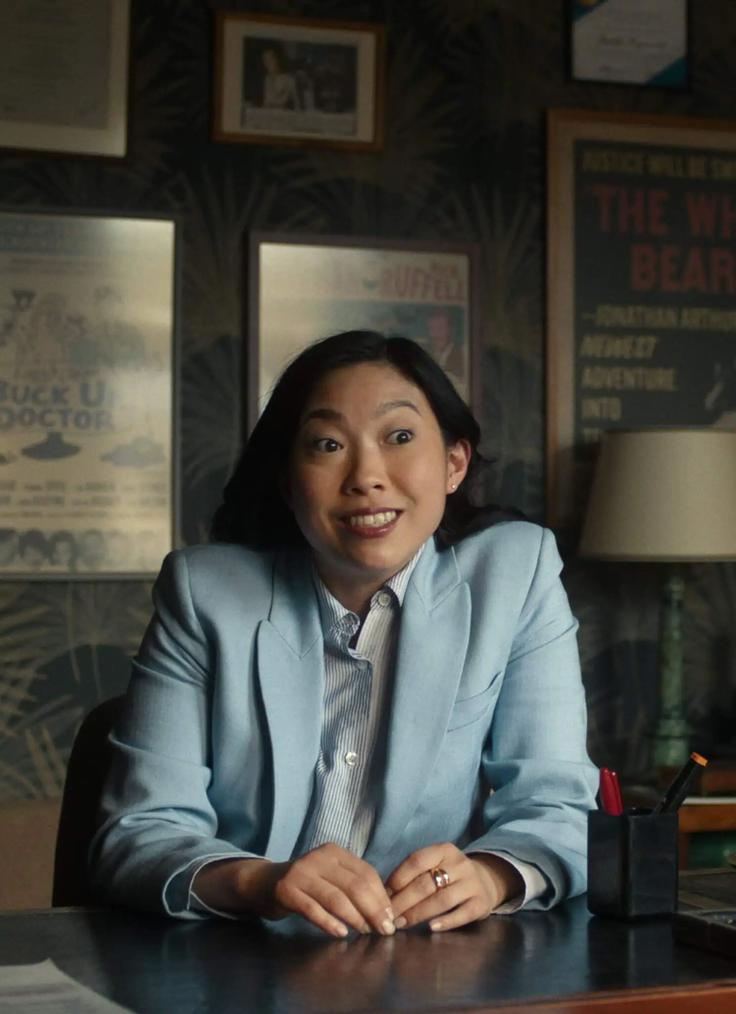 Awkwafina as Kimmy in "Black Mirror" season 7, episode 3.