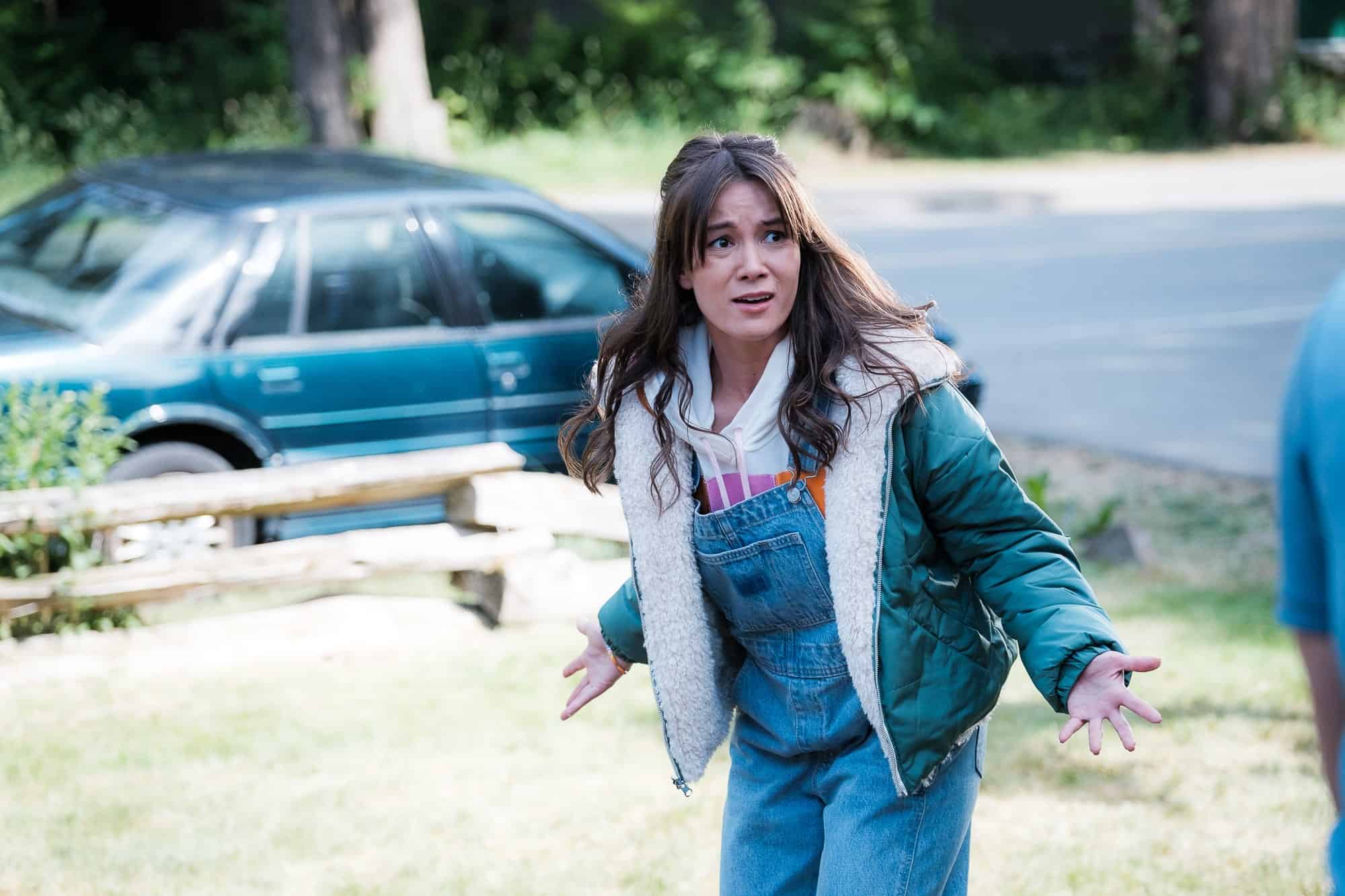 Ali Fumiko Whitney as Riley in "Worth the Wait."