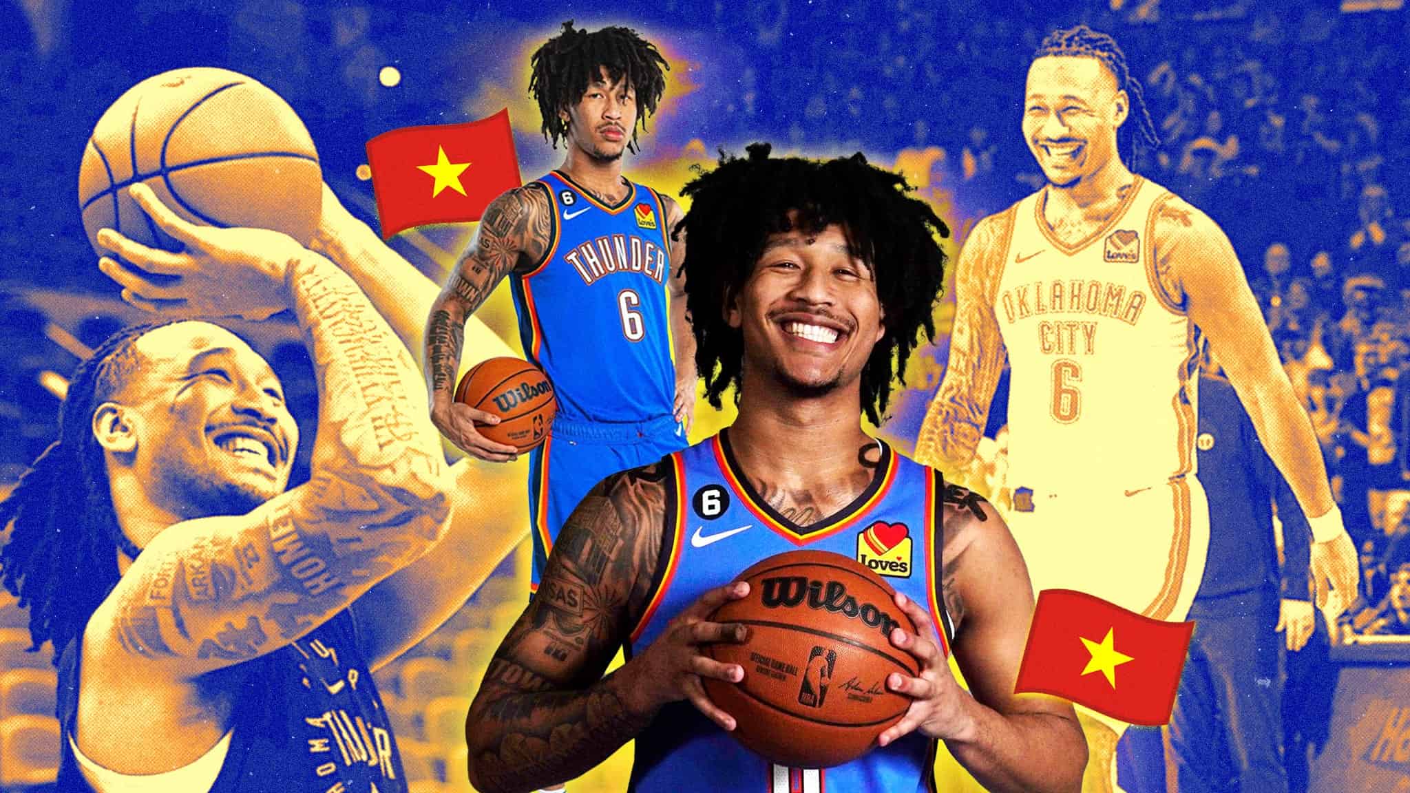 Jaylin Williams collage.