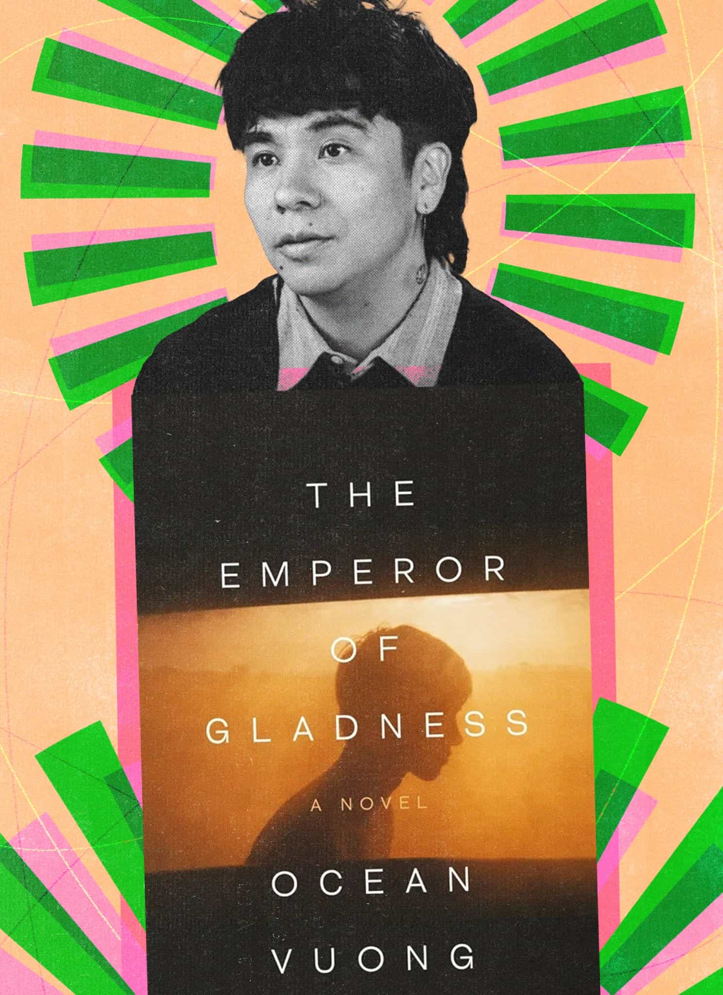 Ocean Vuong and his latest novel, "The Emperor of Gladness."