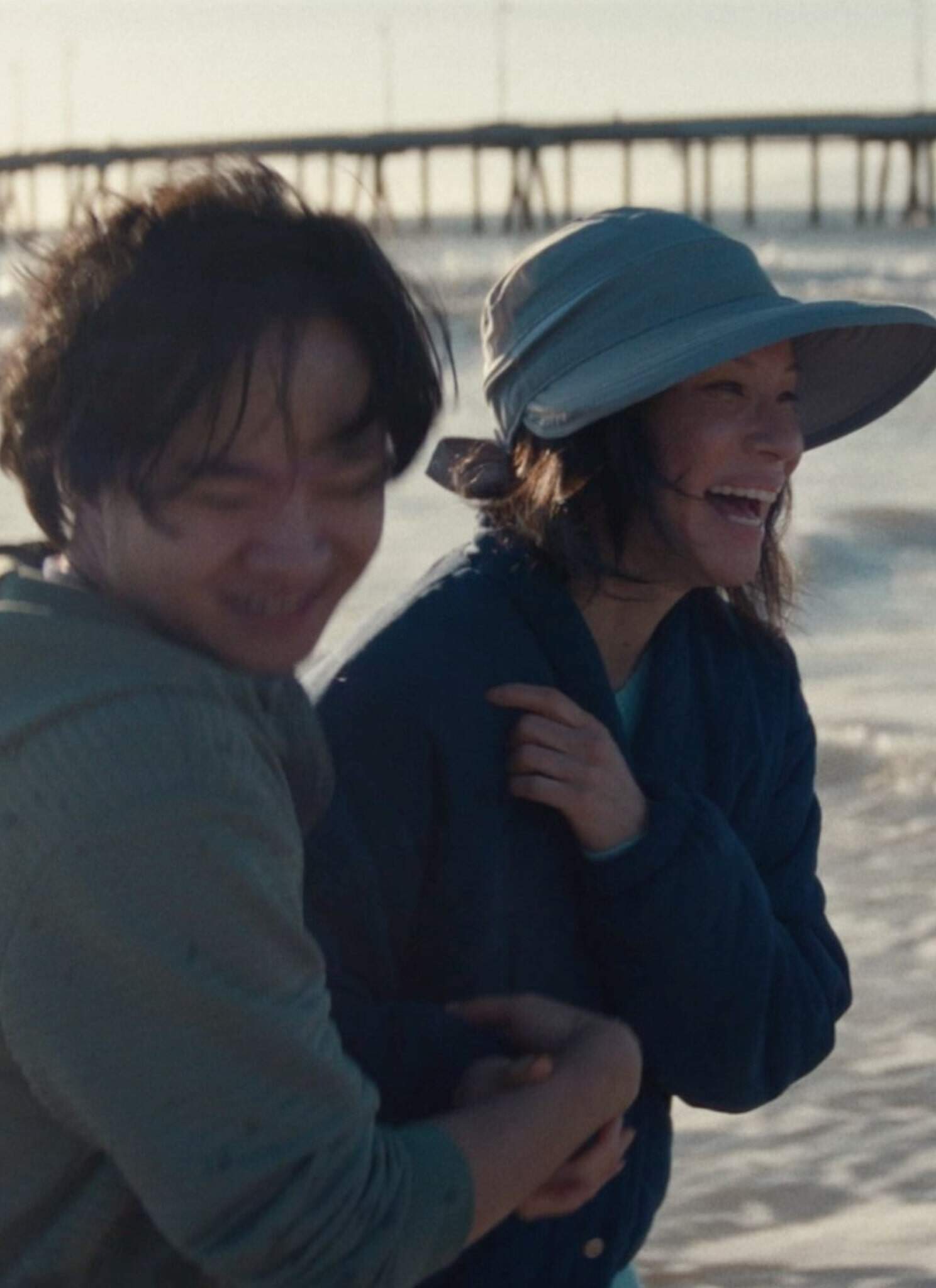Lawrence Shou and Lucy Liu as Irene and Joe in "Rosemead."