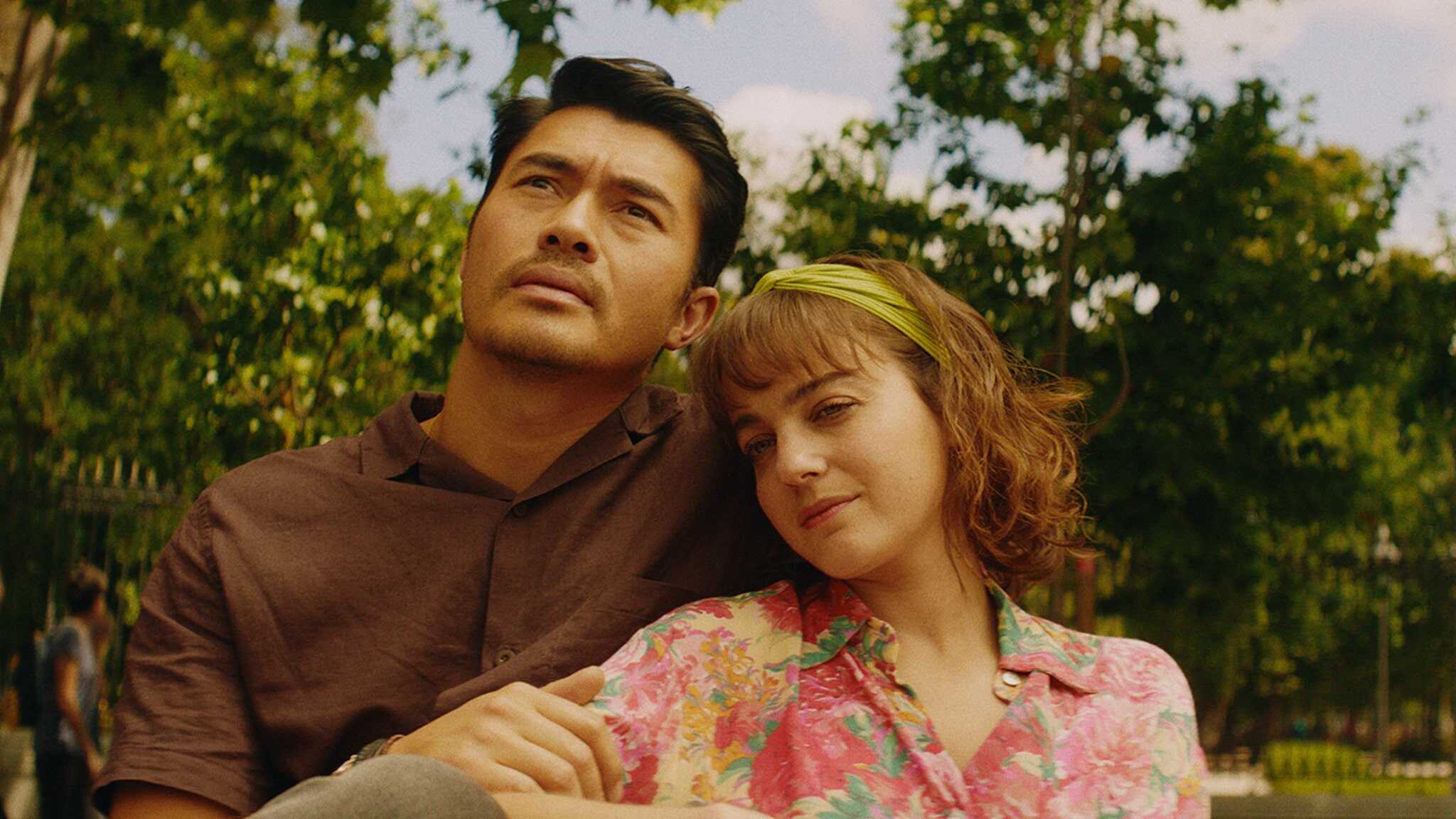 Henry Golding as Nicolás and Beatrice Grannò as Daniela in "Daniela Forever."