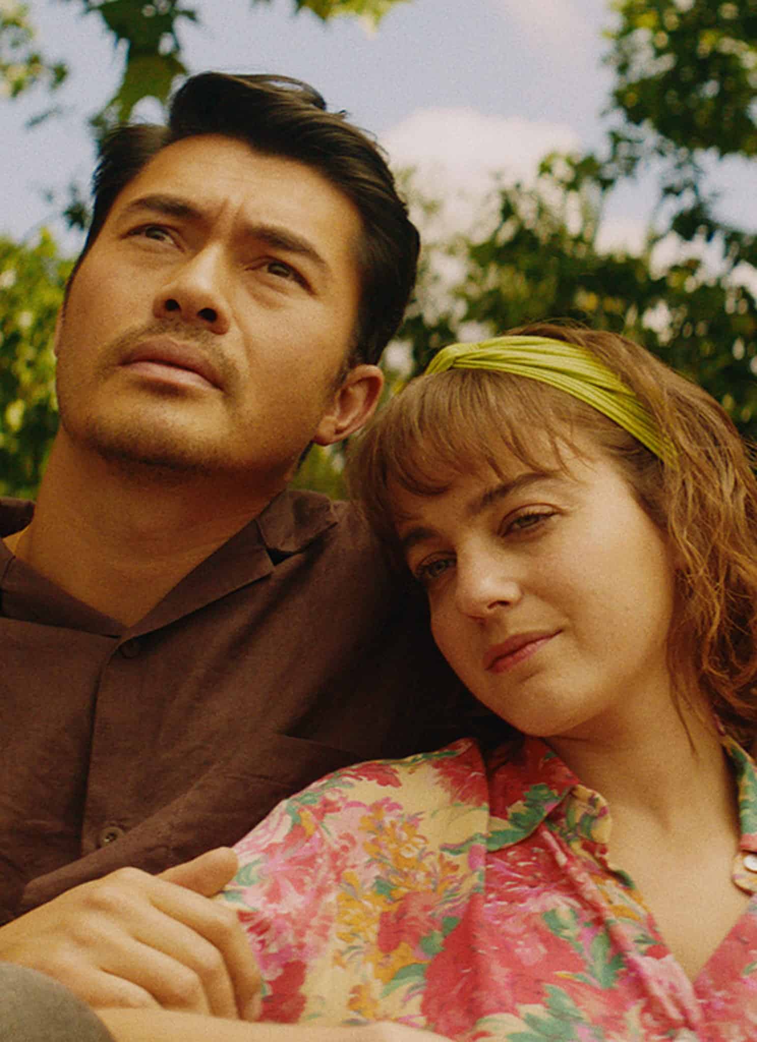 Henry Golding as Nicolás and Beatrice Grannò as Daniela in "Daniela Forever."