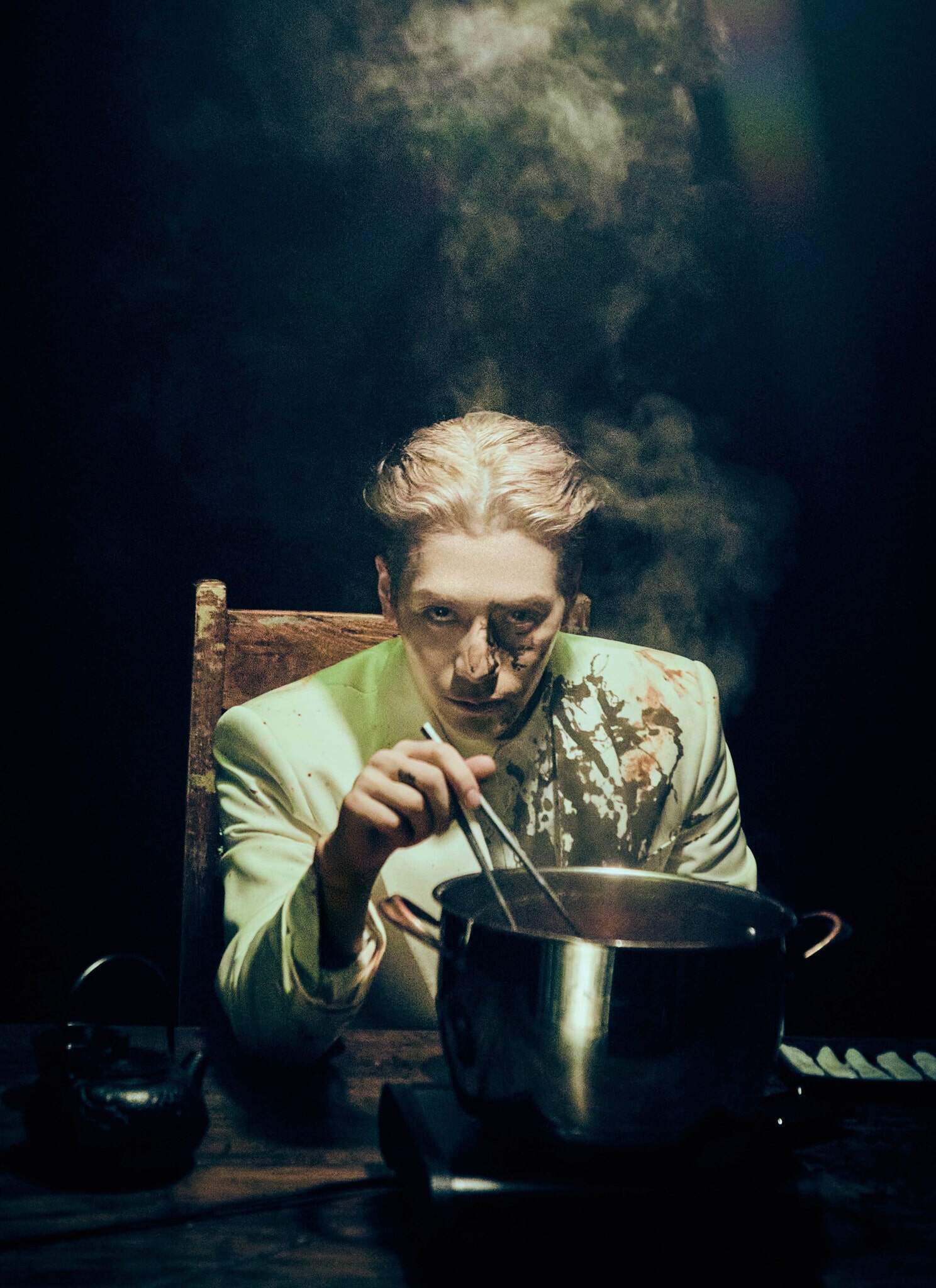 Jackson Wang in his music video for "BUCK."