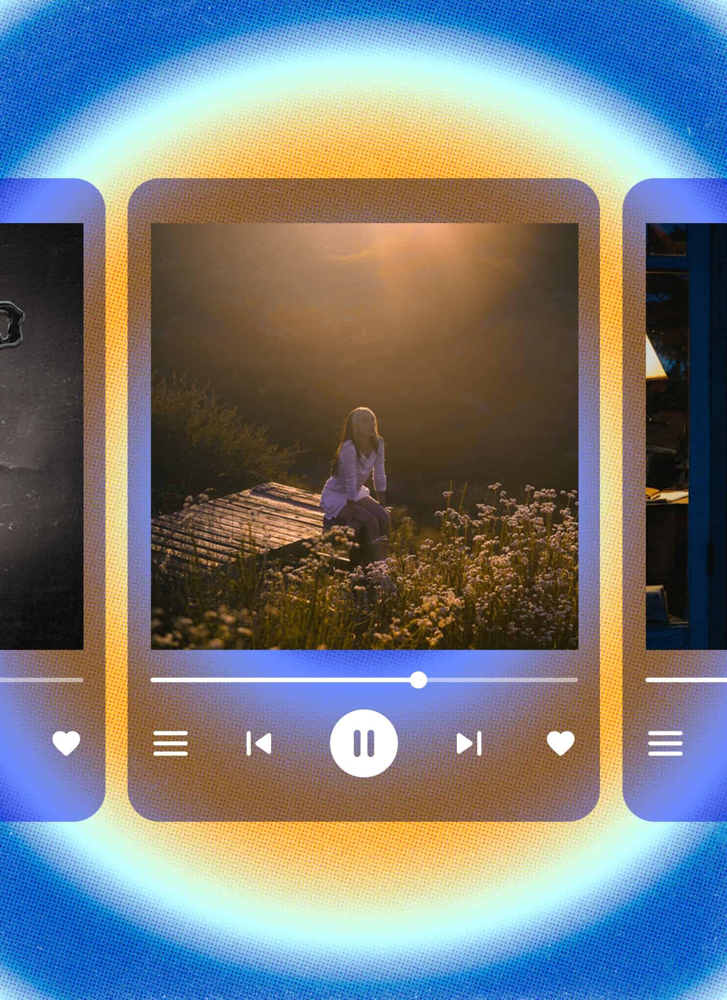 From left, cover art for “Picasso” by EPEX, “Sweet Satin Boy” by hannah bahng, and “Say” by Johnny Huynh.